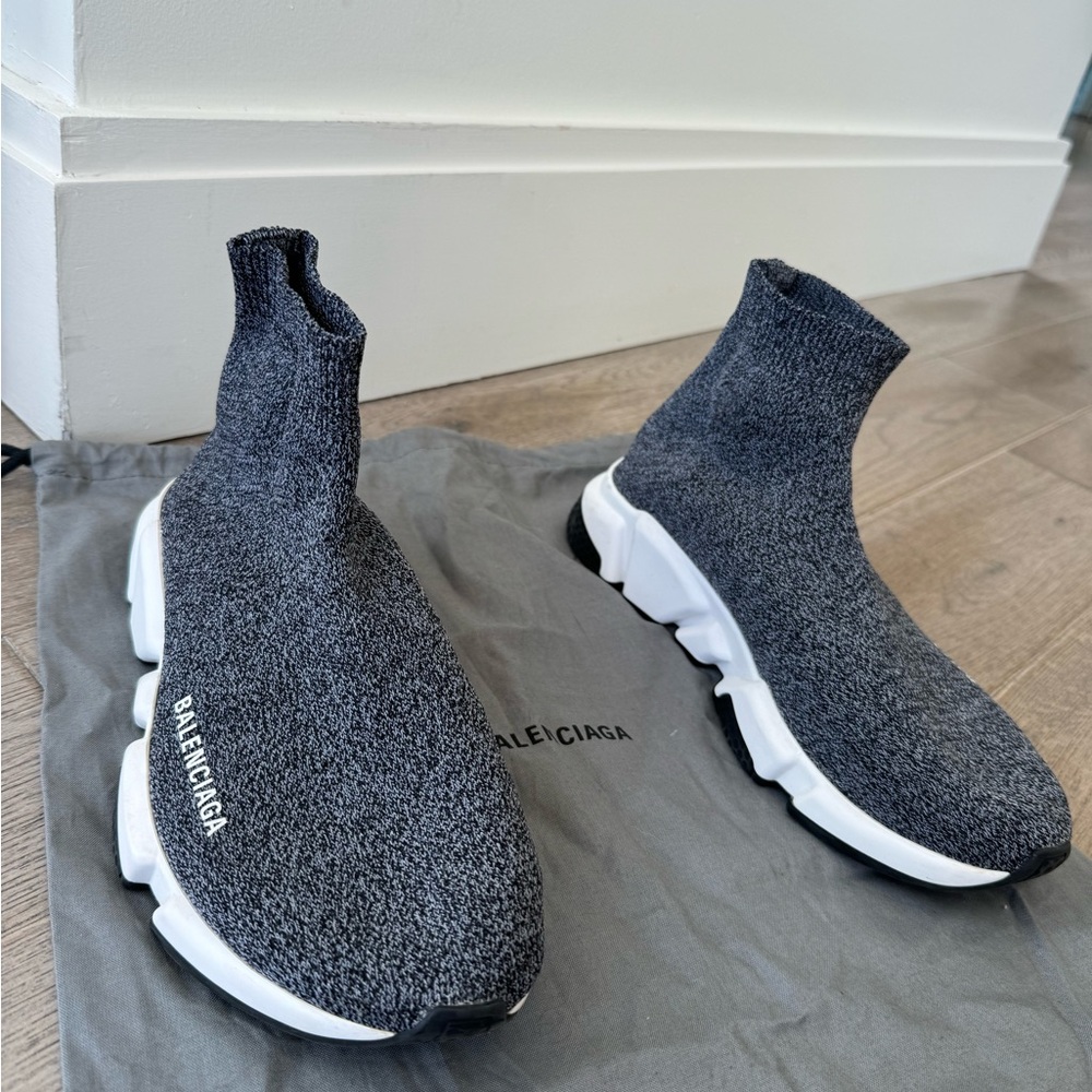Balenciaga Grey Sockrunners